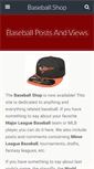 Mobile Screenshot of baseball-shopper.com
